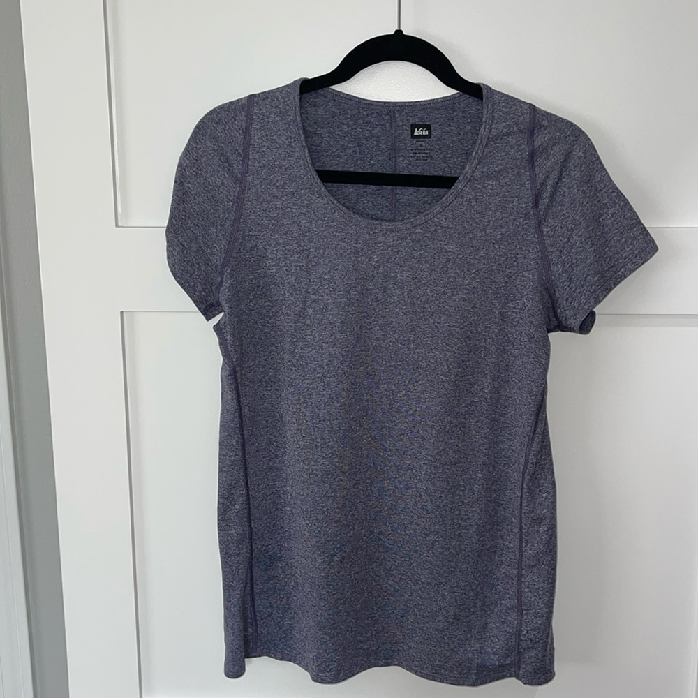 Women’s REI tech shirt, large